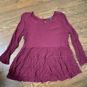 American Eagle Tiered Blouse